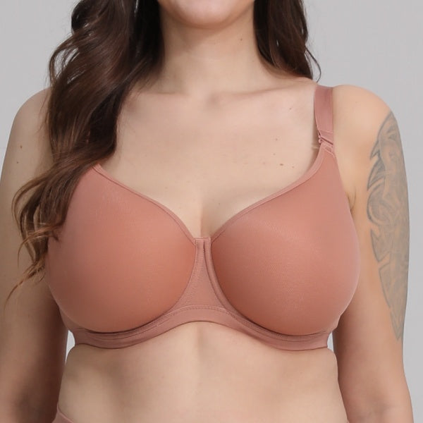 PINQLIME Iris Breathable Spacer T Shirt Bra for Large Breasts