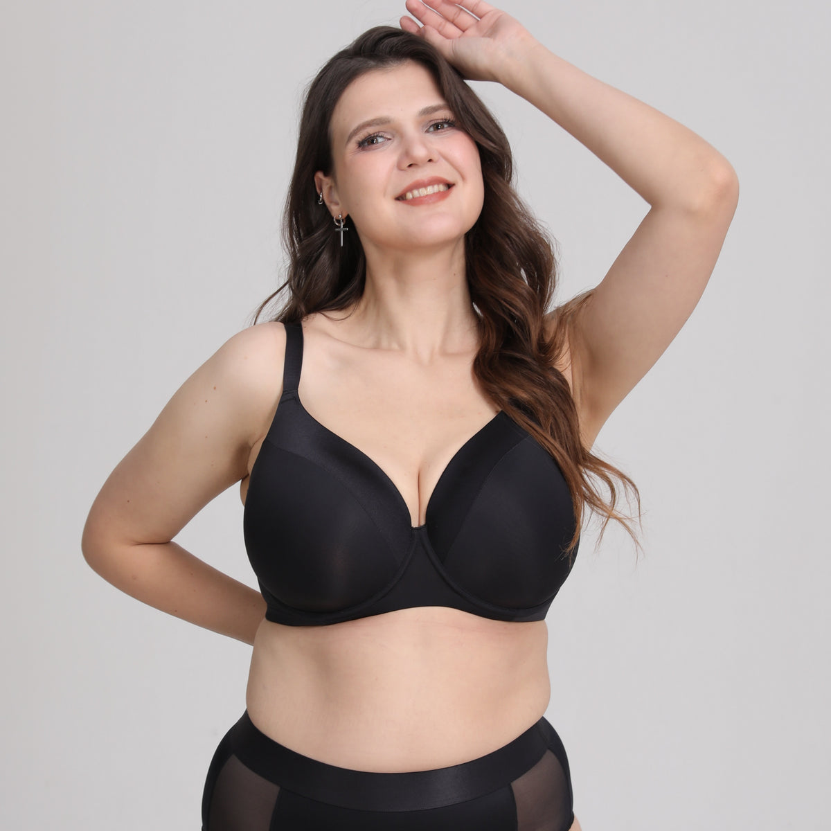 PINQLIME Luna Couvy Memory Foam Support Bra for Fuller Busts